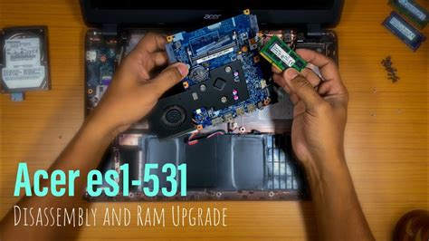 Memory Upgrade for Acer Aspire ES1.